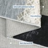 Modern Abstract Area Rug - Non-Slip Washable Indoor Carpet for Living Room, Bedroom & More - 4 of 4