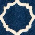 dark blue/ivory
