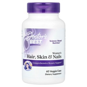 Doctor's Best Women's Hair, Skin & Nails , 60 Veggies Caps - 1 of 2