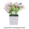 Unique Bargains Artificial Plants Spring Flower Plastic 2.95"x2.95"x7.87" 1 Pc - 3 of 4