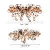 Unique Bargains Women's Sparkly Bling Rhinestones Hair Clips Barrettes Hairpin 2 Pcs - 4 of 4
