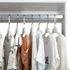 Keloyid 55.12 in. W White Tower System Modular 3 -Shelf Wood Closet System with 6 Drawers - 3 of 4