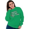 Christmas List Naughty Bad Didn't Try Sweatshirt for Men or Women Brisco Brands - 2 of 4