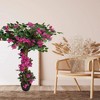 Bougainvillea Artificial Tree, Lightweight Realistic Faux Tree in Pot with Flowers and Leaves,Indoor Outdoor Decorative Fake Plant Tree - 3 of 4