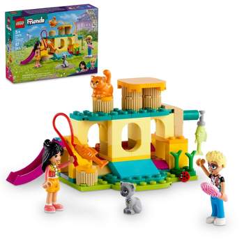 LEGO Friends Cat Playground Adventure Set, Pretend Animal Toy 42612