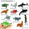 TEMI 24-Pack Realistic Sea Animal Figures, Plastic Ocean Toy Set with Turtle, Octopus & Shark for Pool Party and Educational Play - 2 of 4