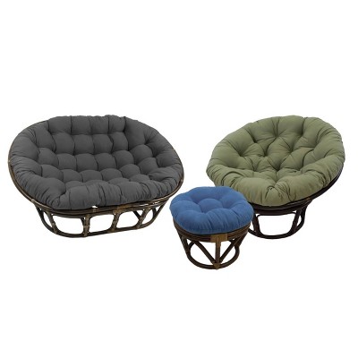 42 Rattan Papasan Chair With Micro Suede Cushion International Caravan Target