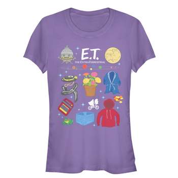 Juniors Womens E.T. the Extra-Terrestrial Favorite Movie Props T-Shirt