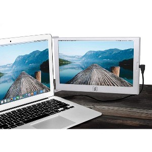 SideTrak Slide 12.5" Attachable Portable Monitor for Laptop - IPS Full HD 1920x1080 USB Display - Silver - 1 of 4