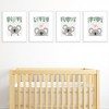 Big Dot of Happiness Koala Cutie - Unframed Bear Nursery Wall Art and Kids Room Decor Linen Paper Wall Art - Set of 4 - Artisms - 8 x 10 inches - 2 of 4