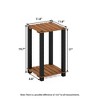 HOMLUX 2/3/4 Tier Plant Stand Flower Pot Shelf Wood Design Display Rack Side Table - 4 of 4