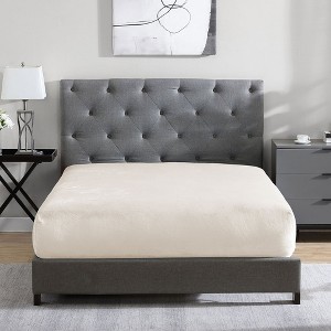 Swift Home | Flannel Plush 1-Piece Fitted Sheet - 1 of 4