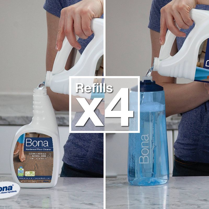 Bona Cleaning Products Mop Refill Wood Surface Multi Purpose Floor Cleaner - 128oz, 5 of 9