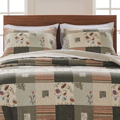 Sedona Multicolor Cotton Quilted Standard Sham