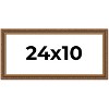PosterPalooza | Panoramic Classic Gold Picture Frame - UV Acrylic, Foam Board Backing, Hanging Hardware - 2 of 4
