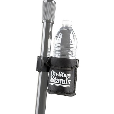 On-Stage Microphone Stand Cup Holder Black Universal Clamp