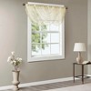 38"x46" Clarissa Diamond Sheer Embroidered Waterfall Valance - 2 of 4