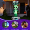 Syemin Inflatable Holiday Decorations 8.2FT Halloween Inflatable Outdoor Decoration Blow Up Halloween Decor Blow Up Yard Decor, Green, 30"*30"*100" - 3 of 4