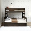 Plank+Beam Solid Wood Farmhouse Twin over Full Bunk Bed Bed with Trundle - 2 of 4