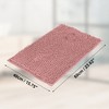 Unique Bargains Bathroom Rug Mat Non-Slip Chenille Shaggy 15.75"x23.62"x1.06" - 2 of 4