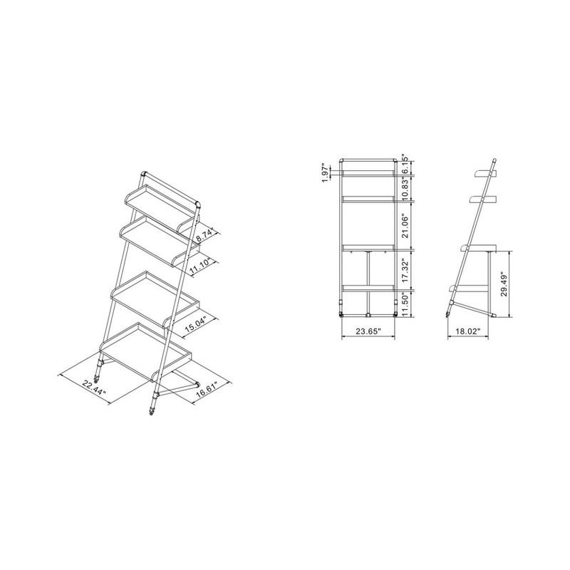 70.86" Humbolt Ladder Display Shelf - HOMES: Inside + Out, 5 of 9