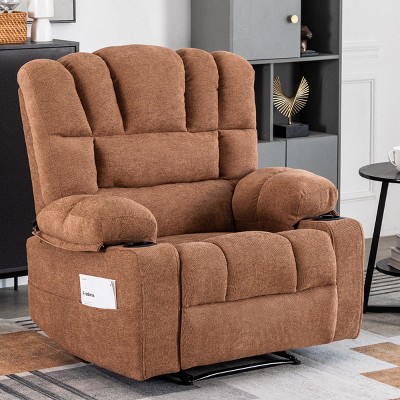 Modern Upholstered Accent Chair, Accent Chair with Massage and Heat, Accent Chair Suitable For Living Room,Office-Coolbibila