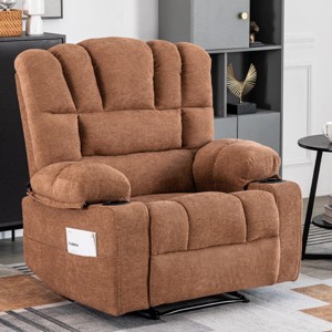 Modern Upholstered Accent Chair, Accent Chair with Massage and Heat, Accent Chair Suitable For Living Room,Office-Coolbibila - 1 of 4