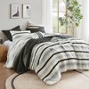 Sapphtopaz 7 Pcs Stripe Comforter Set Coastal-inspired Stripe Pattern Bedding Set, Quilt Set, Machine Washable - 3 of 4