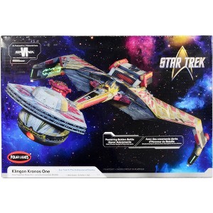 Skill 2 Model Kit Klingon Kronos One Spaceship "Star Trek VI: The Undiscovered Country" (1991) 1/350 Scale Model by Polar Lights - 1 of 4