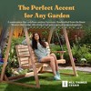 All Things Cedar Wooden Front Porch Swing, Outdoor Backyard Patio or Deck Bench Seating Handcrafted Furniture - 4 of 4