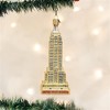 Old World Christmas Glass Blown Ornament, Empire State Building - 2 of 3