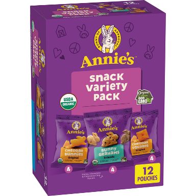 Annie's Homegrown Variety Snack Pack - 12ct/11oz