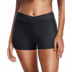 FIONECA Womens Swim Shorts Bathing Suits Bottoms Swimsuit Bottoms - 1 of 4