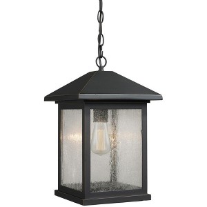 Portland Outdoor Pendant Light - 9.5" Glass Shade, Dimmable, Wet Rated, 1 Bulb, 100W - 1 of 1