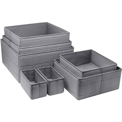 Sorbus 7pc Assorted Storage Bins Gray