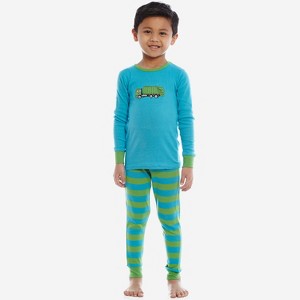 Leveret Kids Cotton Pajamas - Vehicle Prints - 1 of 4