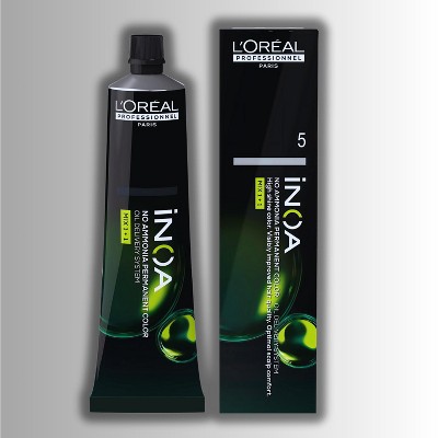 L'Oreal Pro iNOA Coloration Ammonia-Free Permanent Hair Color Dye  - Multicolored Loreal Haircolor Cream