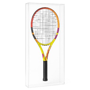Deluxe Wall Mount 5mm Thick UV Protected Acrylic Tennis Racquet Display Case - 1 of 4