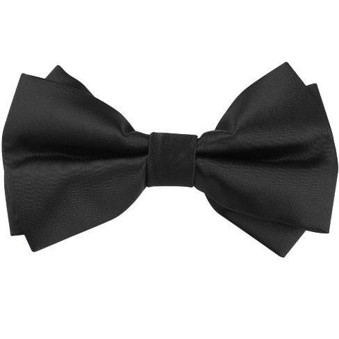 Elerevyo Men's Pre-tied Formal Satin Solid Color Formal Tuxedo Bow Ties - image 1 of 4