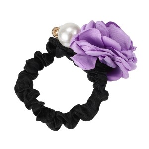 Unique Bargains Women's Classic Pearls Hair Ties 2.36" Diameter 1 Pc - 1 of 4