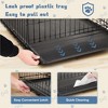 Lyngins Foldable Metal Dog Crate, Single Door Dog Cage, Dog Kennel with Removable Tray, Black Portable Dog Cage for Indoor/Travel Use - 4 of 4
