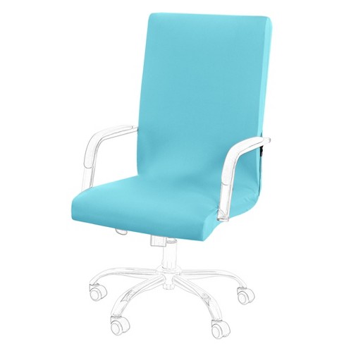 Piccocasa Removable Office Computer Swivel Chair Cover Lake Blue