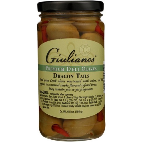 Giuliano Dragon Tails Olives - Case of 6 - 7 oz. - image 1 of 2