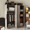 Famapy Modern 4-Doors Armoire Bedroom Storage Wardrobe - image 4 of 4