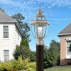 Livex Lighting Monterey 1 - Light Post Light in  Brushed Nickel - 3 of 4