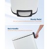 Slim Kitchen Trash Can 13 Gallon - Narrow Stainless Steel Garbage Bin with Removable Inner Bucket, Quiet Soft Close Lid,Compact and Durable Trash Bin - 4 of 4