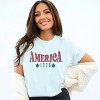 Simply Sage Market Statue Of Liberty America Front And Back Garment Dyed Tee - 3 of 4