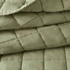 AENKYO Full/Queen Linen Quilt Set, Garment-Washed Solid Color with Box Stitch Design, Lightweight & Cooling All-Season Bedding - 2 of 4