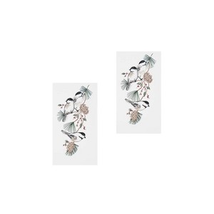 C&F Home Chickadees Cotton Flour Sack Kitchen Towel Set of 2 - 1 of 3