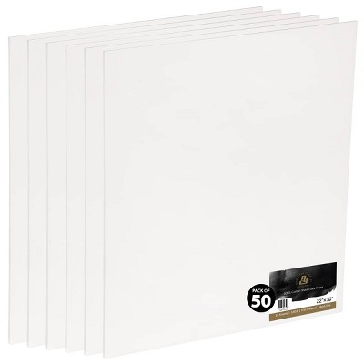 New York Central Watercolor Paper Sheets, 22x30 Inch, 140lb Hot Press, Pack of 50 - Professional Grade, Acid-Free, Archival - For Wet and Dry Media